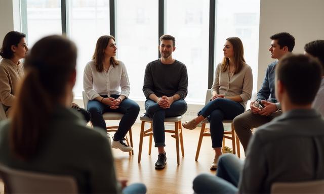 Team practicing stoic mindfulness techniques